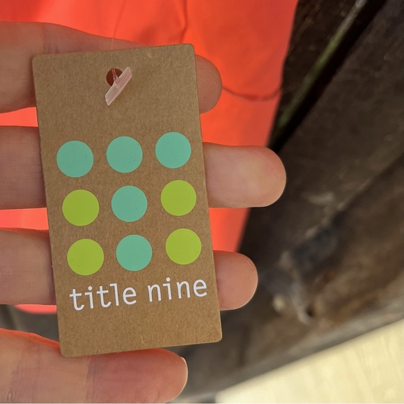 Title Nine Incrediboardie Swim Shorts 4” In Clementine NWT Sz 14 - Picture 4 of 16